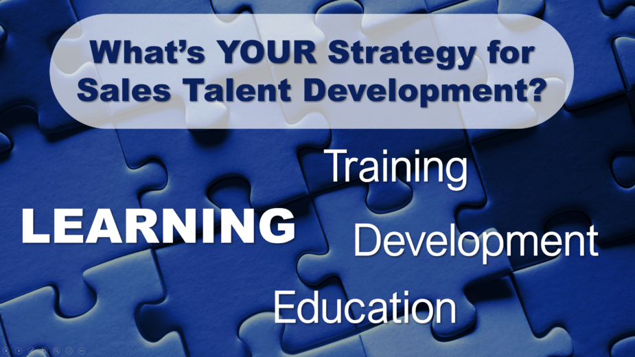 Strategy for Sales Talent Development