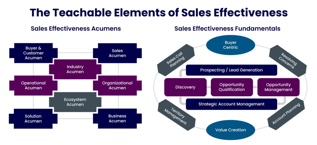 The Teachable Elements of Sales Effectiveness