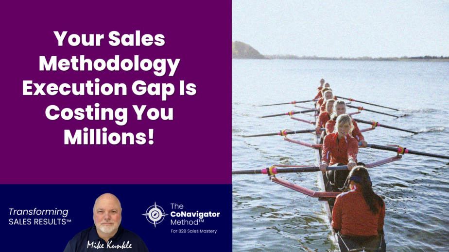 Sales Methodology Execution Gap Cover